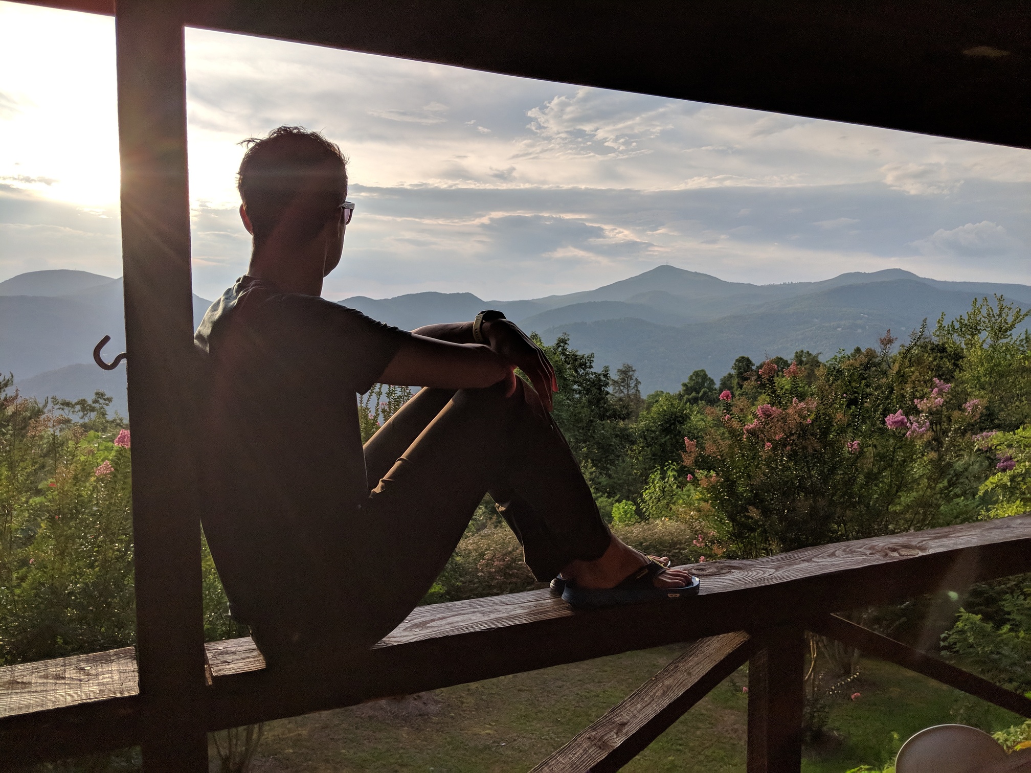 Looking at the blue ridge